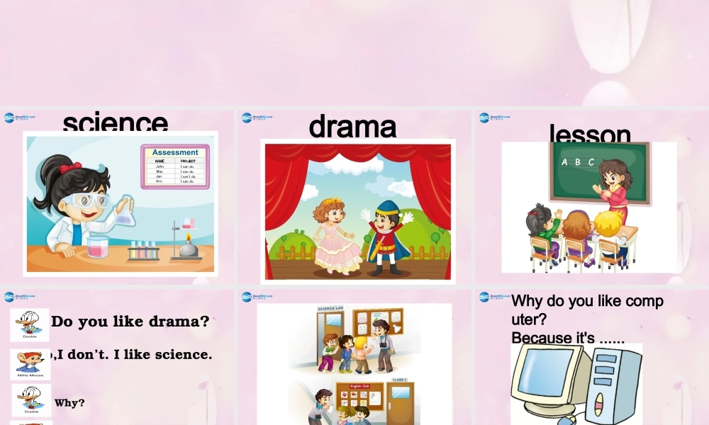 2014春四年级英语下册 Unit 3 What subject do you like best课件5 人教版（精通）