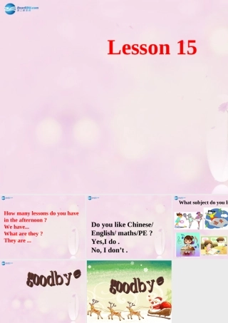 2014春四年级英语下册 Unit 3 What subject do you like best课件6 人教版（精通）