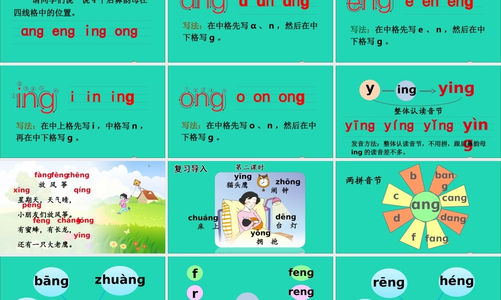 13 ɑng eng ing ong课件