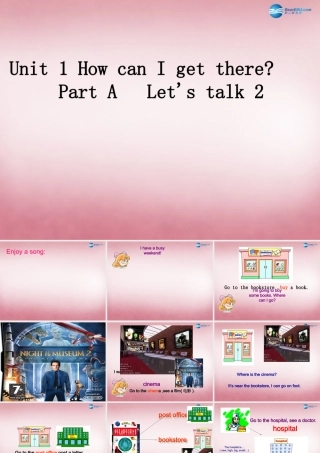 2014年秋六年级英语上册 Unit1 How can I get there课件3 人教PEP