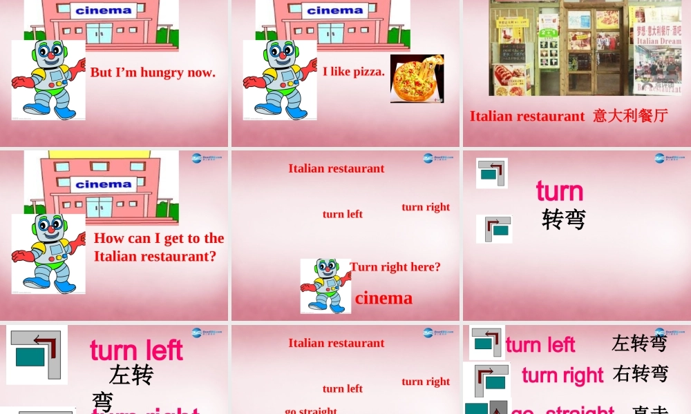 2014年秋六年级英语上册 Unit1 How can I get there课件4 人教PEP