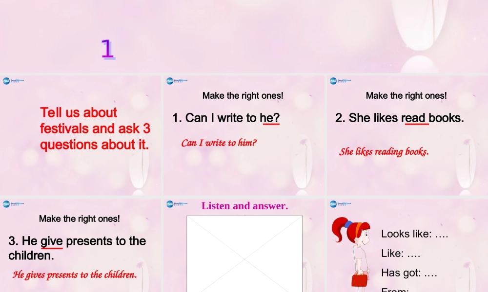 2014秋六年级英语上册 Module 6 Unit 1 I’ve got some Chinese chopsticks课件2 外研版（一起）