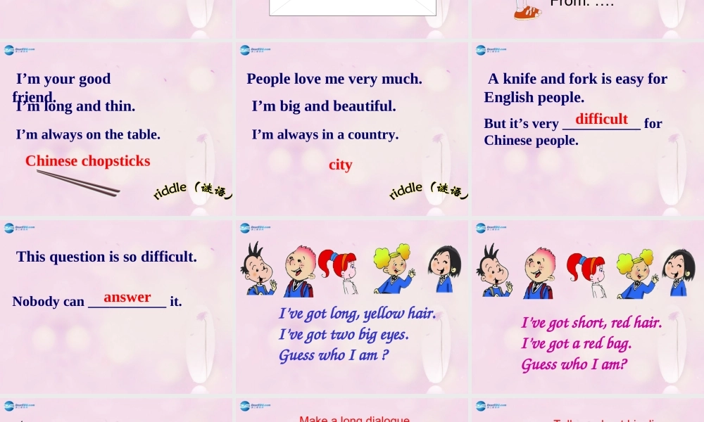 2014秋六年级英语上册 Module 6 Unit 1 I’ve got some Chinese chopsticks课件2 外研版（一起）