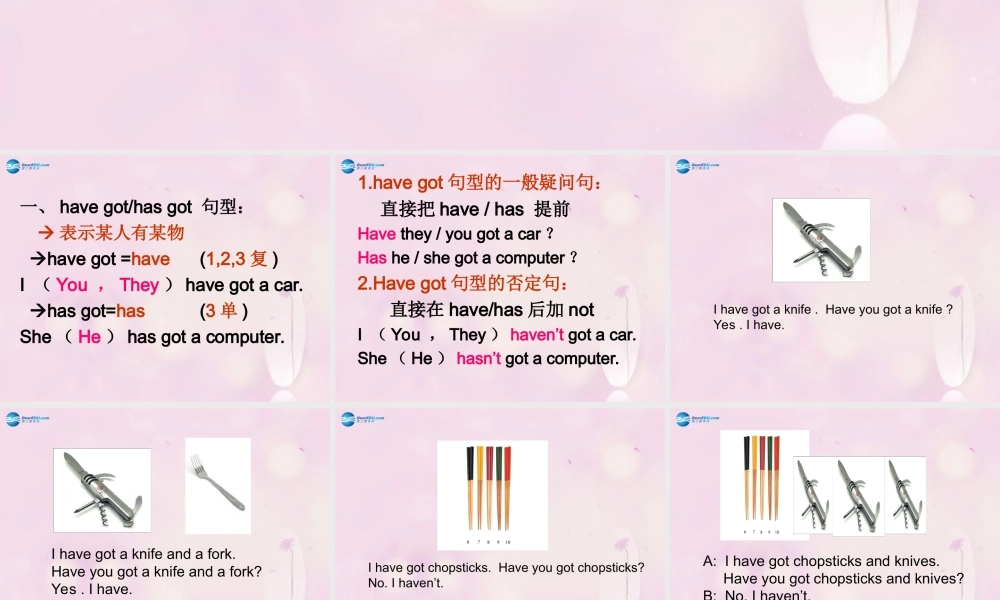 2014秋六年级英语上册 Module 6 Unit 2 I haven’t got a book aboutthe US课件2 外研版（一起）