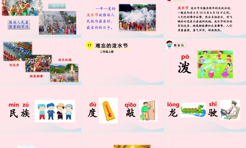 17 难忘的泼水节课件