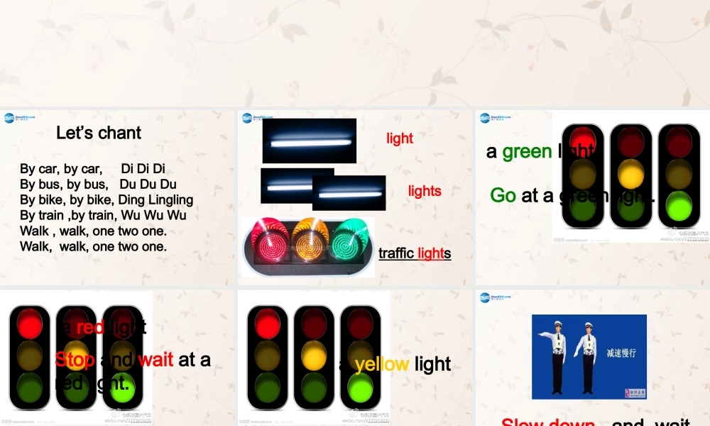 2014年秋六年级英语上册 Unit2 Ways to go to school PartB课件 人教PEP