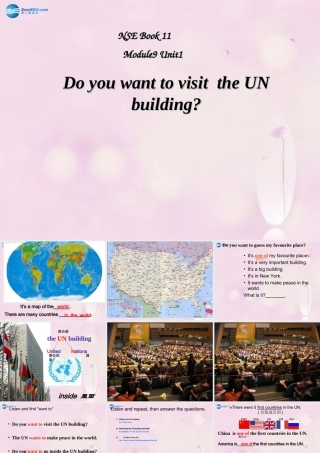 2014秋六年级英语上册 Module 9 Unit 1 Do you want to visit the UN building课件1 外研版（一起）