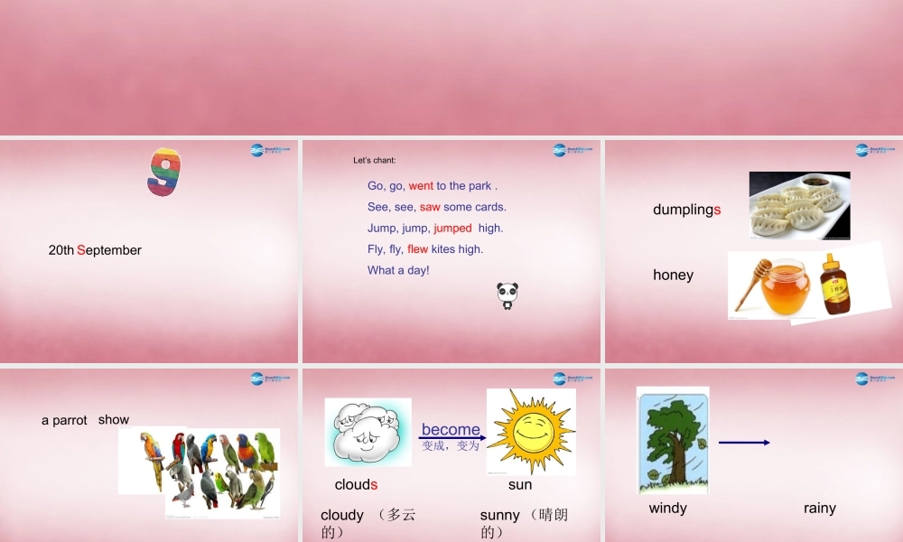 2014年秋六年级英语上册 Unit2 What a day（第2课时）课件 译林版