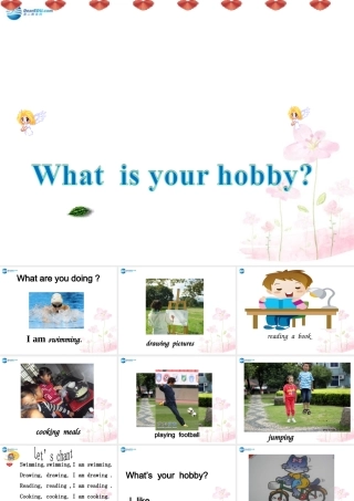 六年级英语上册 Unit 2 What’s your hobby课件2 新人教版