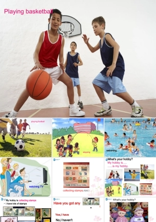 六年级英语上册 Unit 2 What’s your hobby课件3 新人教版