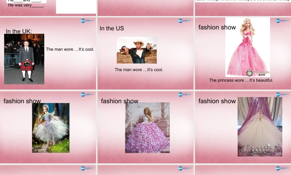 2014年秋六年级英语上册 Unit3 Holiday fun课件2 译林版