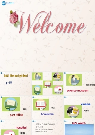 六年级英语上册 Unit1 How can I get there PartA课件 人教PEP