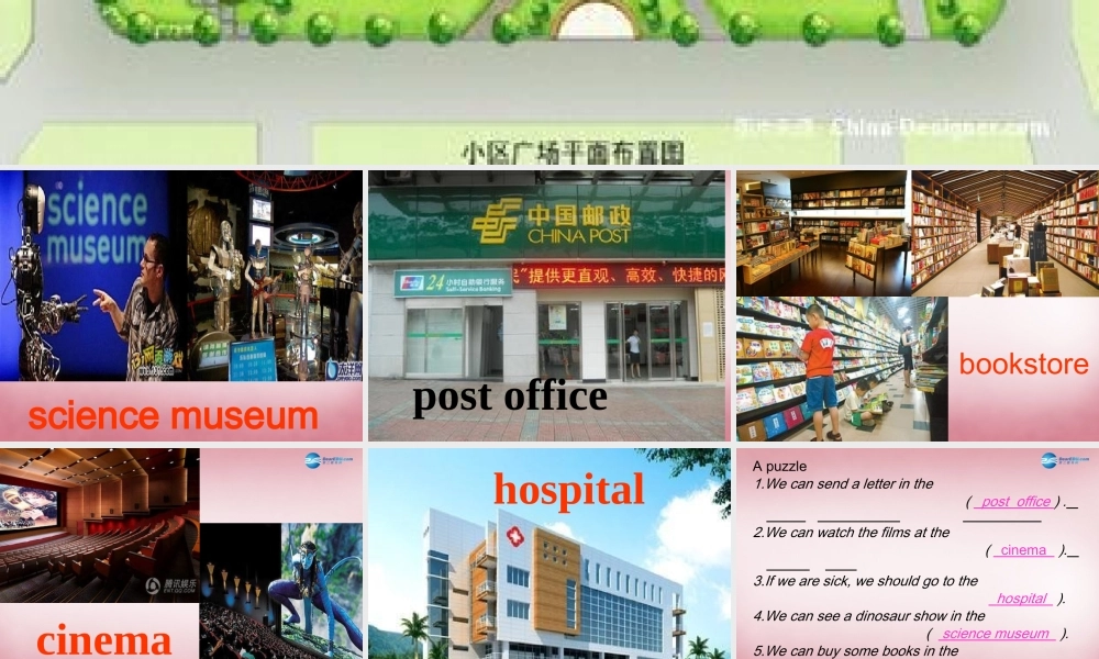 六年级英语上册 Unit1 How can I get there课件1 人教PEP