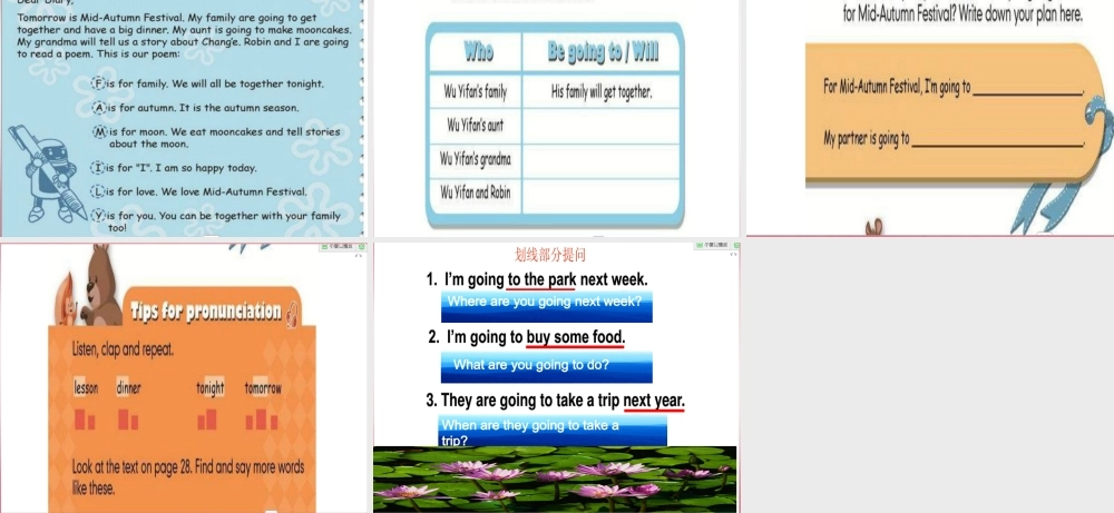 2014年秋六年级英语上册 Unit3 My weekend plan课件1 人教PEP