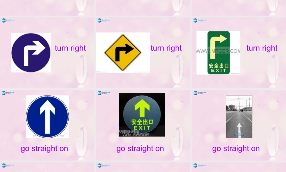 2014秋四年级英语上册 Module 1 Unit 1 Go straight on课件3 外研版（三起）