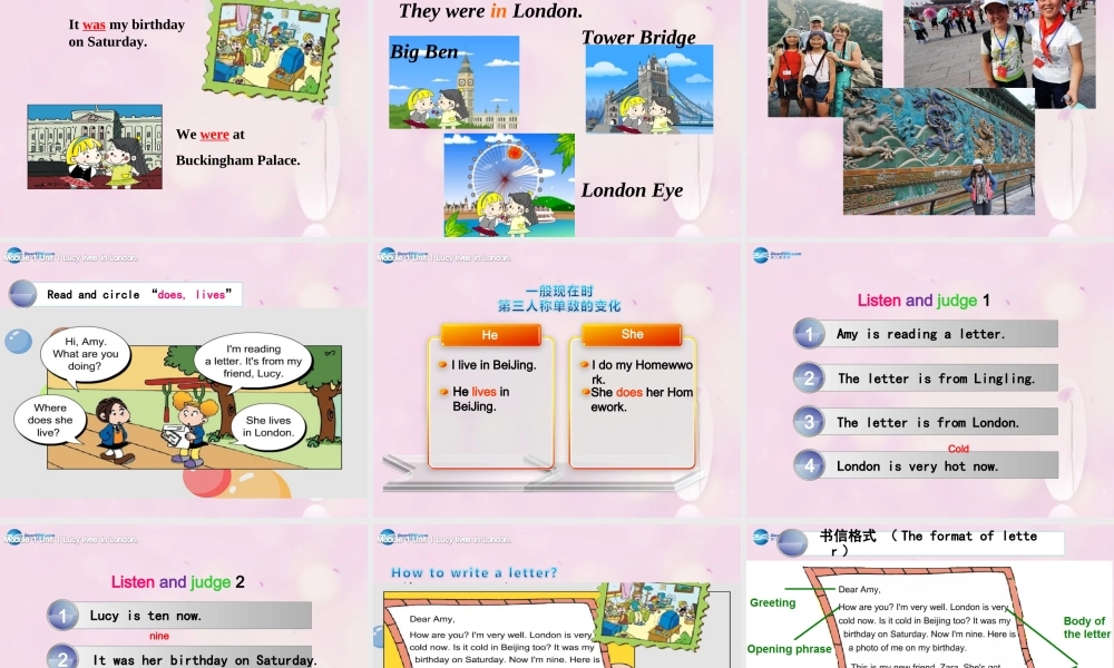 2014秋四年级英语上册 Module 1 Unit 1 It was my birthday on Saturday课件2 外研版（一起）