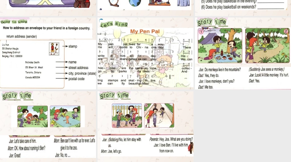 2014年秋六年级英语上册 Unit4 I Have a Pen Pal PartC课件 人教PEP