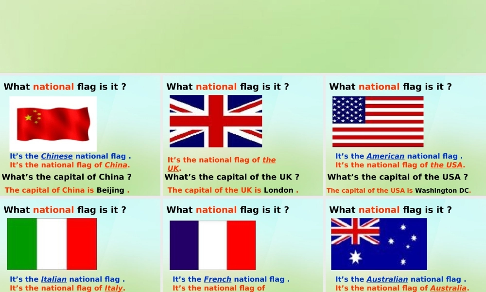 六年级英语上册《Module 2 Unit 4 I Know This City》课件3 广州版广州版小学六年级上册英语课件