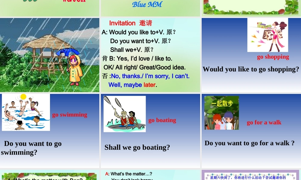 六年级英语上册《Module 3 Unit 7 Ben Wants to Play Football》课件 广州版广州版小学六年级上册英语课件