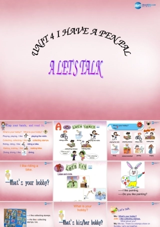 2014年秋六年级英语上册 Unit4 I Have a Pen Pal课件7 人教PEP