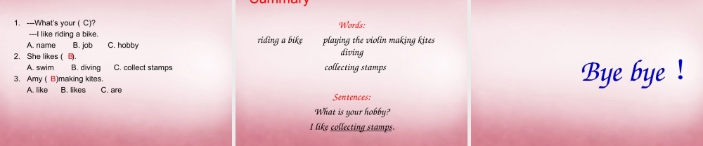 2014年秋六年级英语上册 Unit4 I Have a Pen Pal课件8 人教PEP