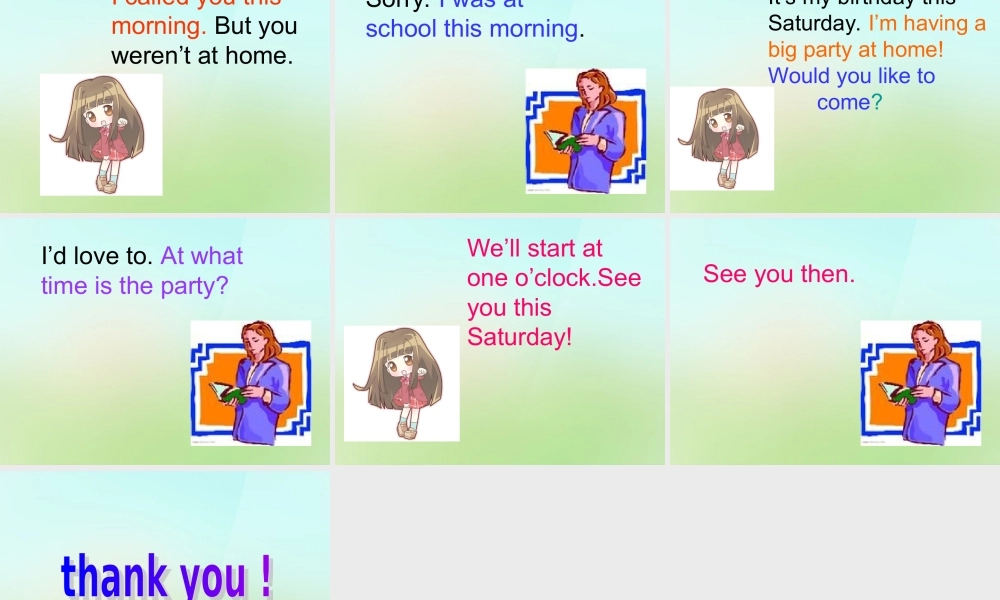 六年级英语上册《Module 4 Unit 10 May I Speak to Miss White》课件1 广州版广州版小学六年级上册英语课件