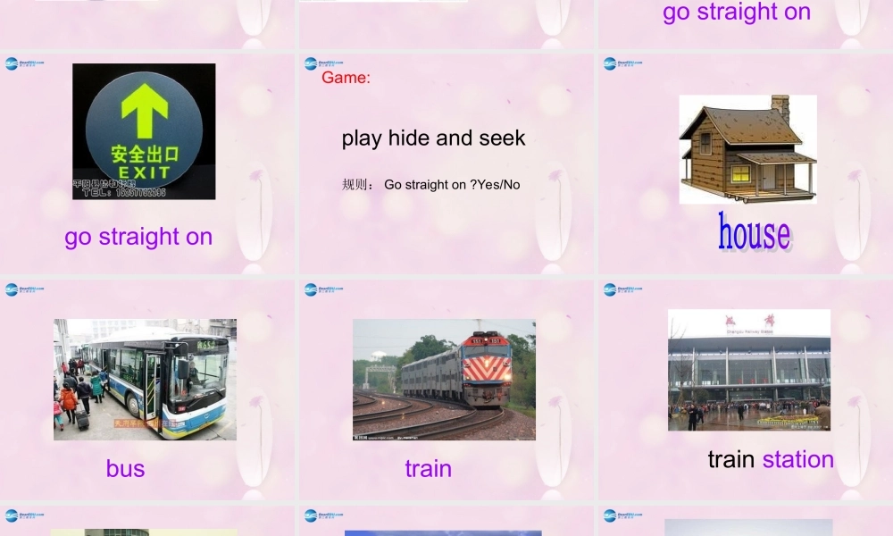 2014秋四年级英语上册 Module 1 Unit 2 It’s at the station课件4 外研版（三起）