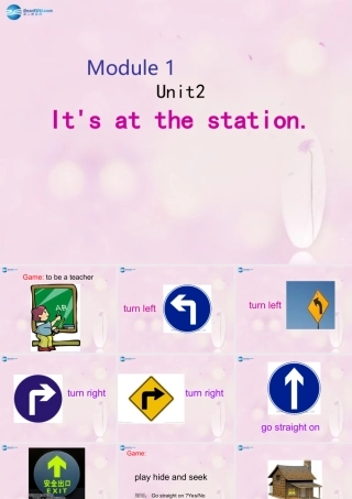 2014秋四年级英语上册 Module 1 Unit 2 It’s at the station课件4 外研版（三起）