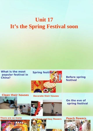六年级英语上册《Module 6 Unit 17 It’s the Spring Festival Soon》课件2 广州版广州版小学六年级上册英语课件
