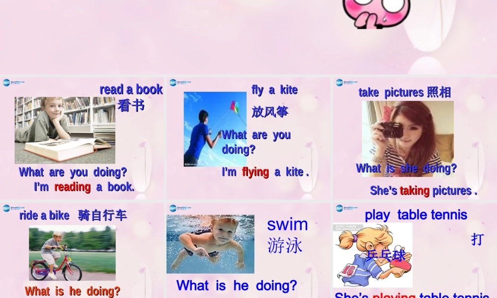 2014秋四年级英语上册 Module 2 Unit 2 What are you doing课件1 外研版（三起）