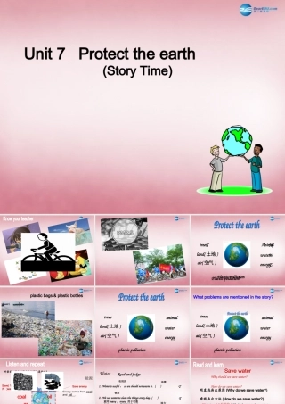 2014年秋六年级英语上册 Unit7 Protect the Earth课件1 译林版