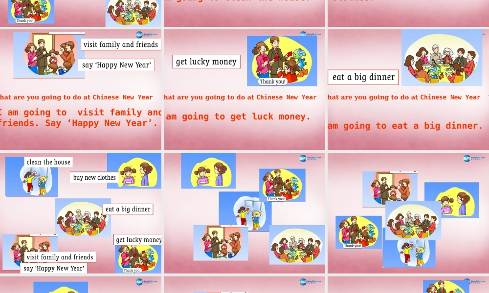 2014年秋六年级英语上册 Unit8 Chinese New Year课件1 译林版