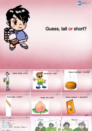 2014年秋四年级英语上册 Unit 3 My Friends 课件2 人教PEP