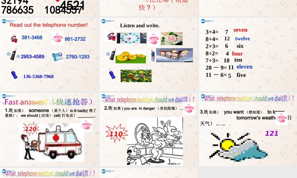 三年级英语上册 Module5 Unit1 How many课件 外研版