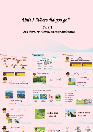 A Let's learn&Listen, answer and write课件