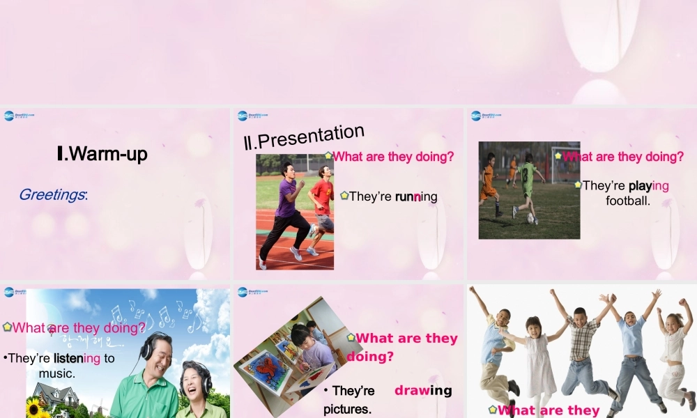 2014秋四年级英语上册 Module 3 Unit 2 What’s the elephant doing课件3 外研版（三起）