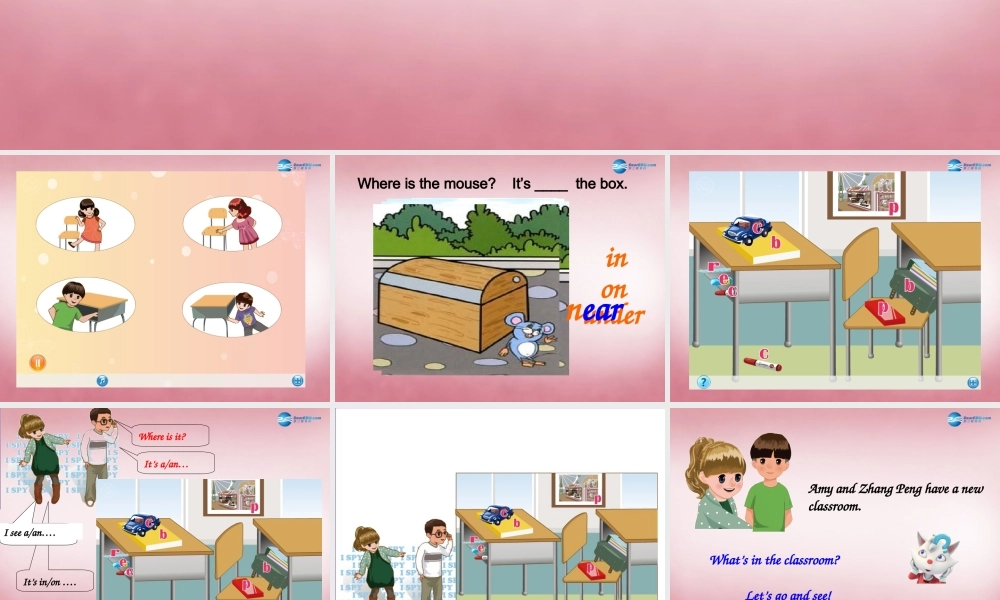 2014年秋四年级英语上册 Unit1 My Classroom 课件3 人教PEP