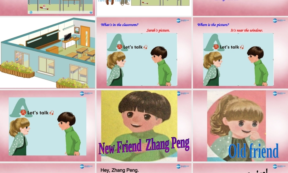 2014年秋四年级英语上册 Unit1 My Classroom 课件3 人教PEP