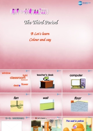 2014年秋四年级英语上册 Unit1 My Classroom 课件4 人教PEP