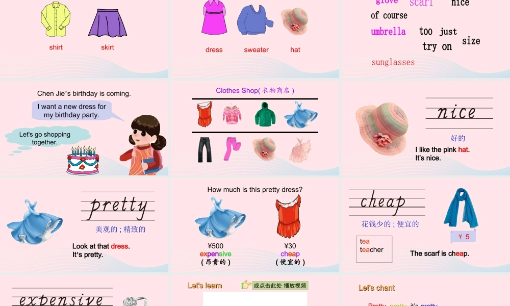 B Let's learn&Let's play课件