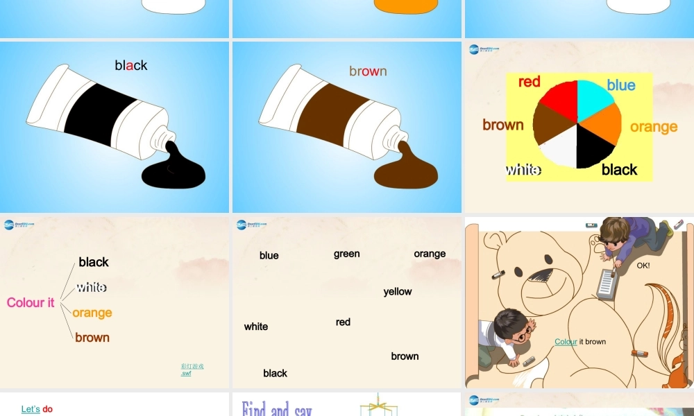 三年级英语上册 Unit 2 Colours！Part B课件 人教版（PEP）