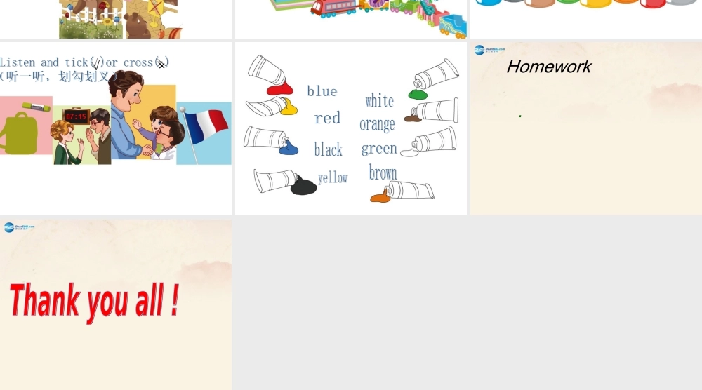 三年级英语上册 Unit 2 Colours！Part C课件 人教版（PEP）