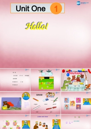 三年级英语上册 Unit1 Hello（第2课时）课件2 人教PEP