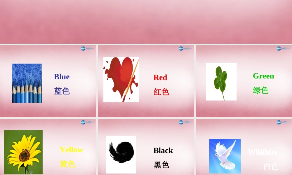 三年级英语上册 Unit2 Colours课件3 人教PEP