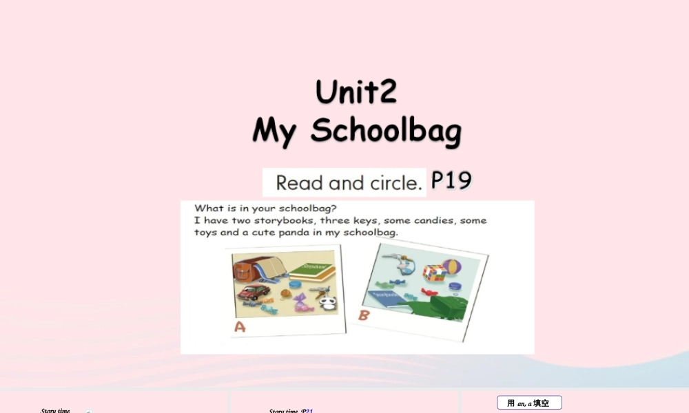 B Read and write课件