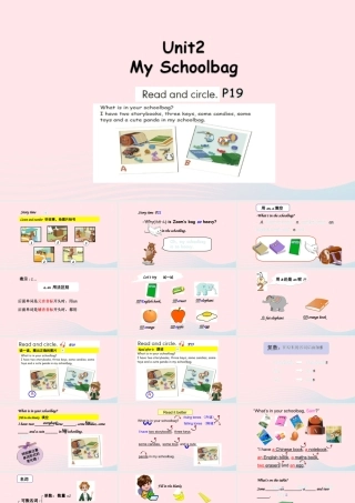 B Read and write课件