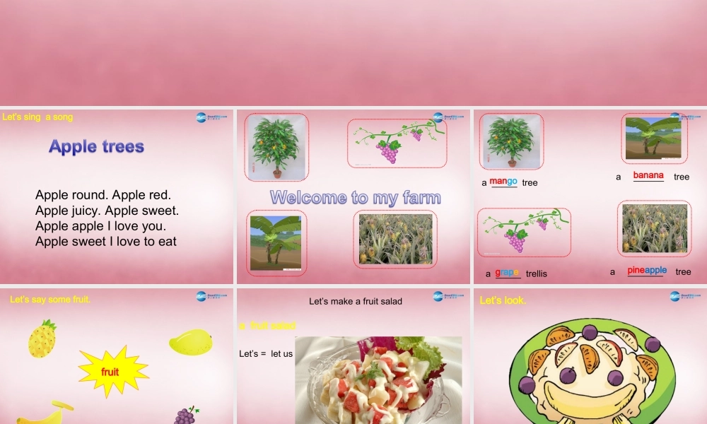 2014年秋四年级英语上册 Unit2 Let's make a fruit salad课件11 译林版