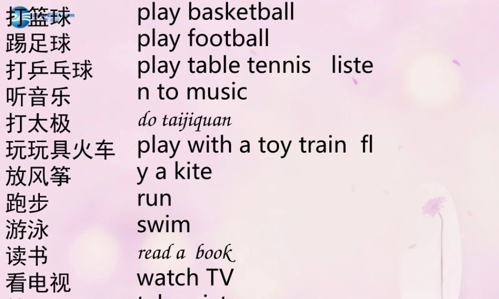 2014秋四年级英语上册 Module 5 Unit 1 Can you ran fast课件4 外研版（三起）