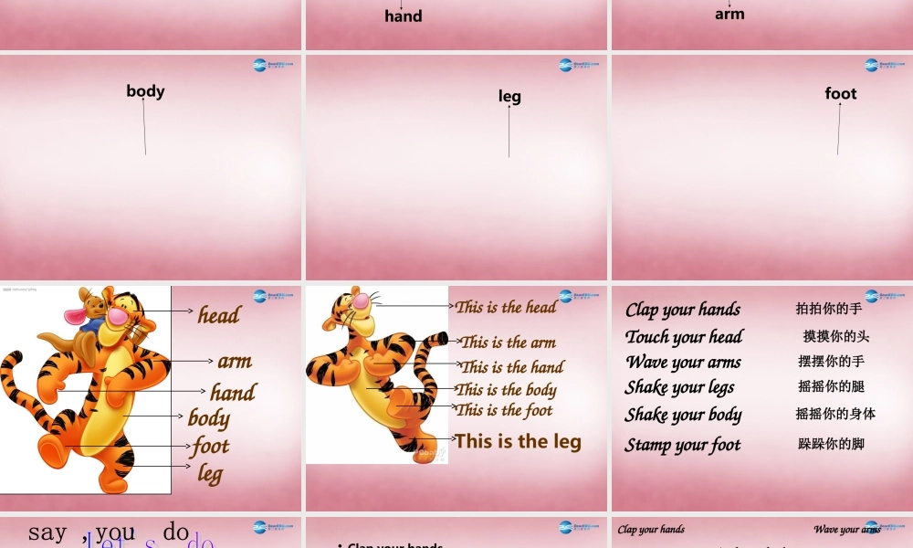 三年级英语上册 Unit3 Look at me（第5课时）课件 人教PEP