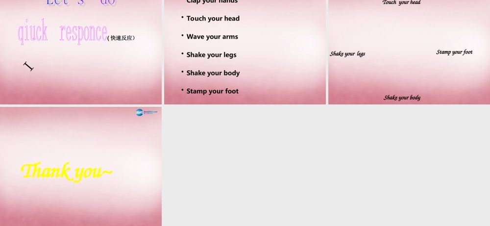 三年级英语上册 Unit3 Look at me（第5课时）课件 人教PEP